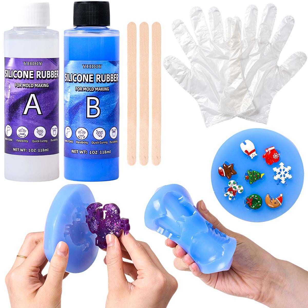118ml/296ml 실리콘 몰드 제작 키트, DIY  - Soap Making Diy Kit 리뷰 및 가격