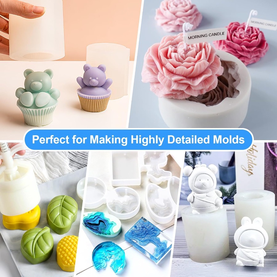 실리콘 몰드 제작 키트, 38.8온스 용량의 15A 경 - Soap Making Ins 리뷰 및 가격